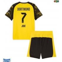 Echipament fotbal Borussia Dortmund Jobe Bellingham #7 Tricou Acasa 2025-26 pentru copii maneca scurta (+ Pantaloni scurti)