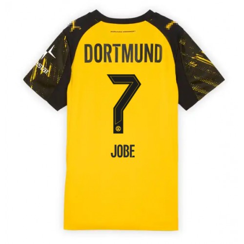 Echipament fotbal Borussia Dortmund Jobe Bellingham #7 Tricou Acasa 2025-26 pentru femei maneca scurta Echipament fotbal Borussia Dortmund Jobe Bellingham #7 Tricou Acasa 2025-26 pentru femei maneca scurta