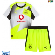 Echipament fotbal Borussia Dortmund Jobe Bellingham #7 Tricou Deplasare 2025-26 pentru copii maneca scurta (+ Pantaloni scurti)