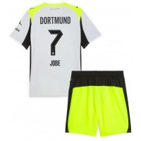 Echipament fotbal Borussia Dortmund Jobe Bellingham #7 Tricou Deplasare 2025-26 pentru copii maneca scurta (+ Pantaloni scurti)