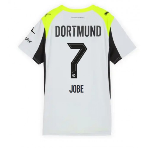 Echipament fotbal Borussia Dortmund Jobe Bellingham #7 Tricou Deplasare 2025-26 pentru femei maneca scurta Echipament fotbal Borussia Dortmund Jobe Bellingham #7 Tricou Deplasare 2025-26 pentru femei maneca scurta