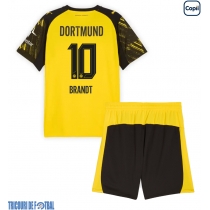 Echipament fotbal Borussia Dortmund Julian Brandt #10 Tricou Acasa 2025-26 pentru copii maneca scurta (+ Pantaloni scurti)