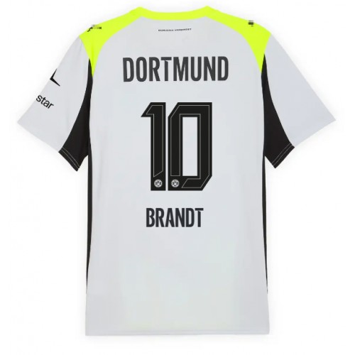 Echipament fotbal Borussia Dortmund Julian Brandt #10 Tricou Deplasare 2025-26 maneca scurta Echipament fotbal Borussia Dortmund Julian Brandt #10 Tricou Deplasare 2025-26 maneca scurta