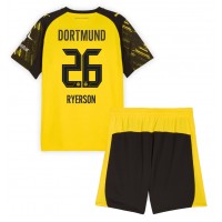 Echipament fotbal Borussia Dortmund Julian Ryerson #26 Tricou Acasa 2025-26 pentru copii maneca scurta (+ Pantaloni scurti)
