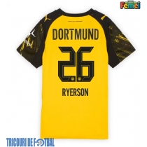 Echipament fotbal Borussia Dortmund Julian Ryerson #26 Tricou Acasa 2025-26 pentru femei maneca scurta