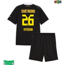 Echipament fotbal Borussia Dortmund Julian Ryerson #26 Tricou Deplasare 2026-27 pentru copii maneca scurta (+ Pantaloni scurti)