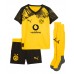 Echipament fotbal Borussia Dortmund Karim Adeyemi #27 Tricou Acasa 2025-26 pentru copii maneca scurta (+ Pantaloni scurti)