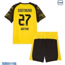 Echipament fotbal Borussia Dortmund Karim Adeyemi #27 Tricou Acasa 2025-26 pentru copii maneca scurta (+ Pantaloni scurti)