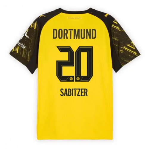 Echipament fotbal Borussia Dortmund Marcel Sabitzer #20 Tricou Acasa 2025-26 maneca scurta Echipament fotbal Borussia Dortmund Marcel Sabitzer #20 Tricou Acasa 2025-26 maneca scurta