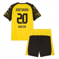 Echipament fotbal Borussia Dortmund Marcel Sabitzer #20 Tricou Acasa 2025-26 pentru copii maneca scurta (+ Pantaloni scurti)
