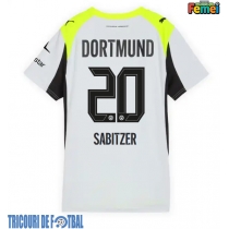 Echipament fotbal Borussia Dortmund Marcel Sabitzer #20 Tricou Deplasare 2025-26 pentru femei maneca scurta