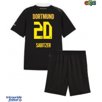 Echipament fotbal Borussia Dortmund Marcel Sabitzer #20 Tricou Deplasare 2026-27 pentru copii maneca scurta (+ Pantaloni scurti)