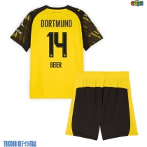 Echipament fotbal Borussia Dortmund Maximilian Beier #14 Tricou Acasa 2025-26 pentru copii maneca scurta (+ Pantaloni scurti)