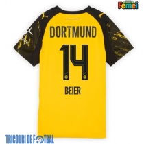 Echipament fotbal Borussia Dortmund Maximilian Beier #14 Tricou Acasa 2025-26 pentru femei maneca scurta