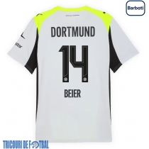 Echipament fotbal Borussia Dortmund Maximilian Beier #14 Tricou Deplasare 2025-26 maneca scurta