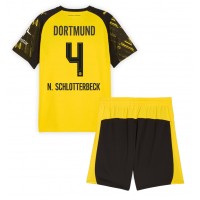 Echipament fotbal Borussia Dortmund Nico Schlotterbeck #4 Tricou Acasa 2025-26 pentru copii maneca scurta (+ Pantaloni scurti)