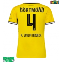 Echipament fotbal Borussia Dortmund Nico Schlotterbeck #4 Tricou Acasa 2026-27 pentru femei maneca scurta