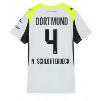 Echipament fotbal Borussia Dortmund Nico Schlotterbeck #4 Tricou Deplasare 2025-26 pentru femei maneca scurta