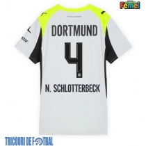 Echipament fotbal Borussia Dortmund Nico Schlotterbeck #4 Tricou Deplasare 2025-26 pentru femei maneca scurta
