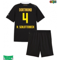 Echipament fotbal Borussia Dortmund Nico Schlotterbeck #4 Tricou Deplasare 2026-27 pentru copii maneca scurta (+ Pantaloni scurti)