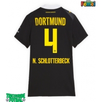 Echipament fotbal Borussia Dortmund Nico Schlotterbeck #4 Tricou Deplasare 2026-27 pentru femei maneca scurta