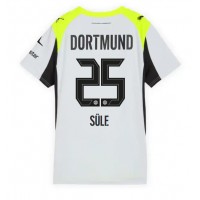 Echipament fotbal Borussia Dortmund Niklas Sule #25 Tricou Deplasare 2025-26 pentru femei maneca scurta Echipament fotbal Borussia Dortmund Niklas Sule #25 Tricou Deplasare 2025-26 pentru femei maneca scurta