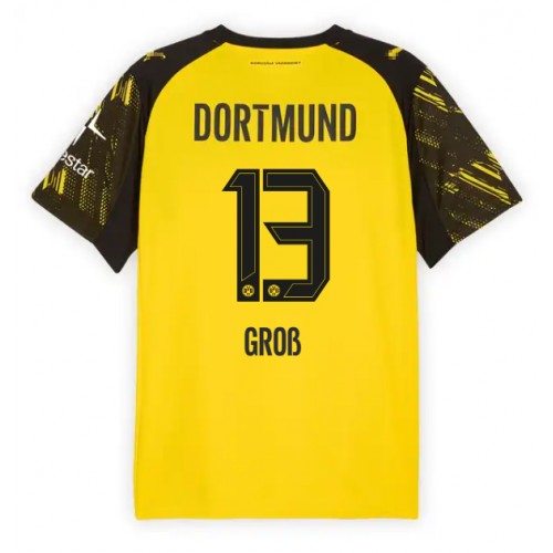 Echipament fotbal Borussia Dortmund Pascal Gross #13 Tricou Acasa 2025-26 maneca scurta Echipament fotbal Borussia Dortmund Pascal Gross #13 Tricou Acasa 2025-26 maneca scurta