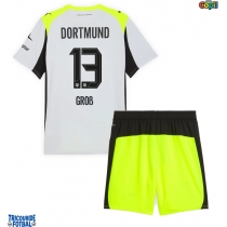 Echipament fotbal Borussia Dortmund Pascal Gross #13 Tricou Deplasare 2025-26 pentru copii maneca scurta (+ Pantaloni scurti)