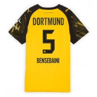 Echipament fotbal Borussia Dortmund Ramy Bensebaini #5 Tricou Acasa 2025-26 pentru femei maneca scurta