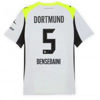 Echipament fotbal Borussia Dortmund Ramy Bensebaini #5 Tricou Deplasare 2025-26 maneca scurta