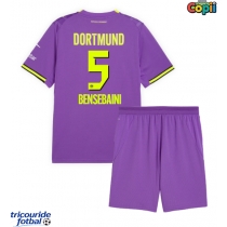 Echipament fotbal Borussia Dortmund Ramy Bensebaini #5 Tricou Treilea 2026-27 pentru copii maneca scurta (+ Pantaloni scurti)
