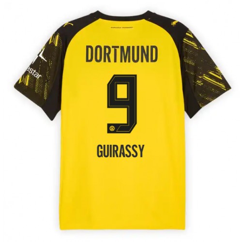 Echipament fotbal Borussia Dortmund Serhou Guirassy #9 Tricou Acasa 2025-26 maneca scurta Echipament fotbal Borussia Dortmund Serhou Guirassy #9 Tricou Acasa 2025-26 maneca scurta
