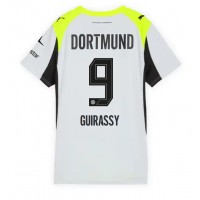 Echipament fotbal Borussia Dortmund Serhou Guirassy #9 Tricou Deplasare 2025-26 pentru femei maneca scurta
