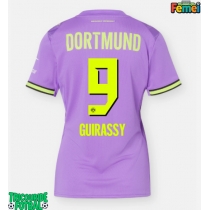 Echipament fotbal Borussia Dortmund Serhou Guirassy #9 Tricou Treilea 2026-27 pentru femei maneca scurta