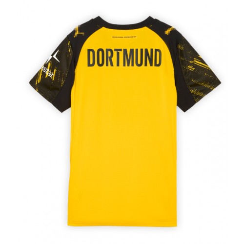 Echipament fotbal Borussia Dortmund Tricou Acasa 2025-26 pentru femei maneca scurta Echipament fotbal Borussia Dortmund Tricou Acasa 2025-26 pentru femei maneca scurta