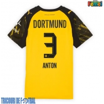 Echipament fotbal Borussia Dortmund Waldemar Anton #3 Tricou Acasa 2025-26 pentru femei maneca scurta