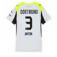 Echipament fotbal Borussia Dortmund Waldemar Anton #3 Tricou Deplasare 2025-26 pentru femei maneca scurta