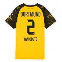 Echipament fotbal Borussia Dortmund Yan Couto #2 Tricou Acasa 2025-26 pentru femei maneca scurta