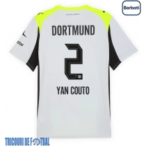 Echipament fotbal Borussia Dortmund Yan Couto #2 Tricou Deplasare 2025-26 maneca scurta