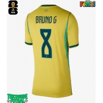 Echipament fotbal Brazilia Bruno Guimaraes #8 Tricou Acasa Mondial 2026 pentru femei maneca scurta