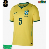 Echipament fotbal Brazilia Casemiro #5 Tricou Acasa Mondial 2026 maneca scurta
