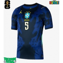 Echipament fotbal Brazilia Casemiro #5 Tricou Deplasare Mondial 2026 maneca scurta