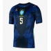 Echipament fotbal Brazilia Casemiro #5 Tricou Deplasare Mondial 2026 maneca scurta