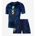 Echipament fotbal Brazilia Casemiro #5 Tricou Deplasare Mondial 2026 pentru copii maneca scurta (+ Pantaloni scurti)
