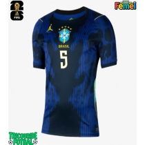 Echipament fotbal Brazilia Casemiro #5 Tricou Deplasare Mondial 2026 pentru femei maneca scurta