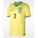 Echipament fotbal Brazilia Gabriel Magalhaes #3 Tricou Acasa Mondial 2026 maneca scurta