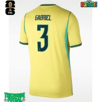 Echipament fotbal Brazilia Gabriel Magalhaes #3 Tricou Acasa Mondial 2026 maneca scurta