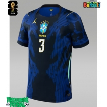 Echipament fotbal Brazilia Gabriel Magalhaes #3 Tricou Deplasare Mondial 2026 maneca scurta