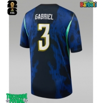 Echipament fotbal Brazilia Gabriel Magalhaes #3 Tricou Deplasare Mondial 2026 maneca scurta