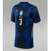 Echipament fotbal Brazilia Gabriel Magalhaes #3 Tricou Deplasare Mondial 2026 pentru femei maneca scurta